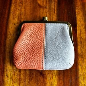 Fossil leather change purse